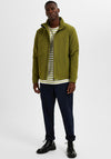 Selected Homme Atlanta Padded Jacket, Olive Branch