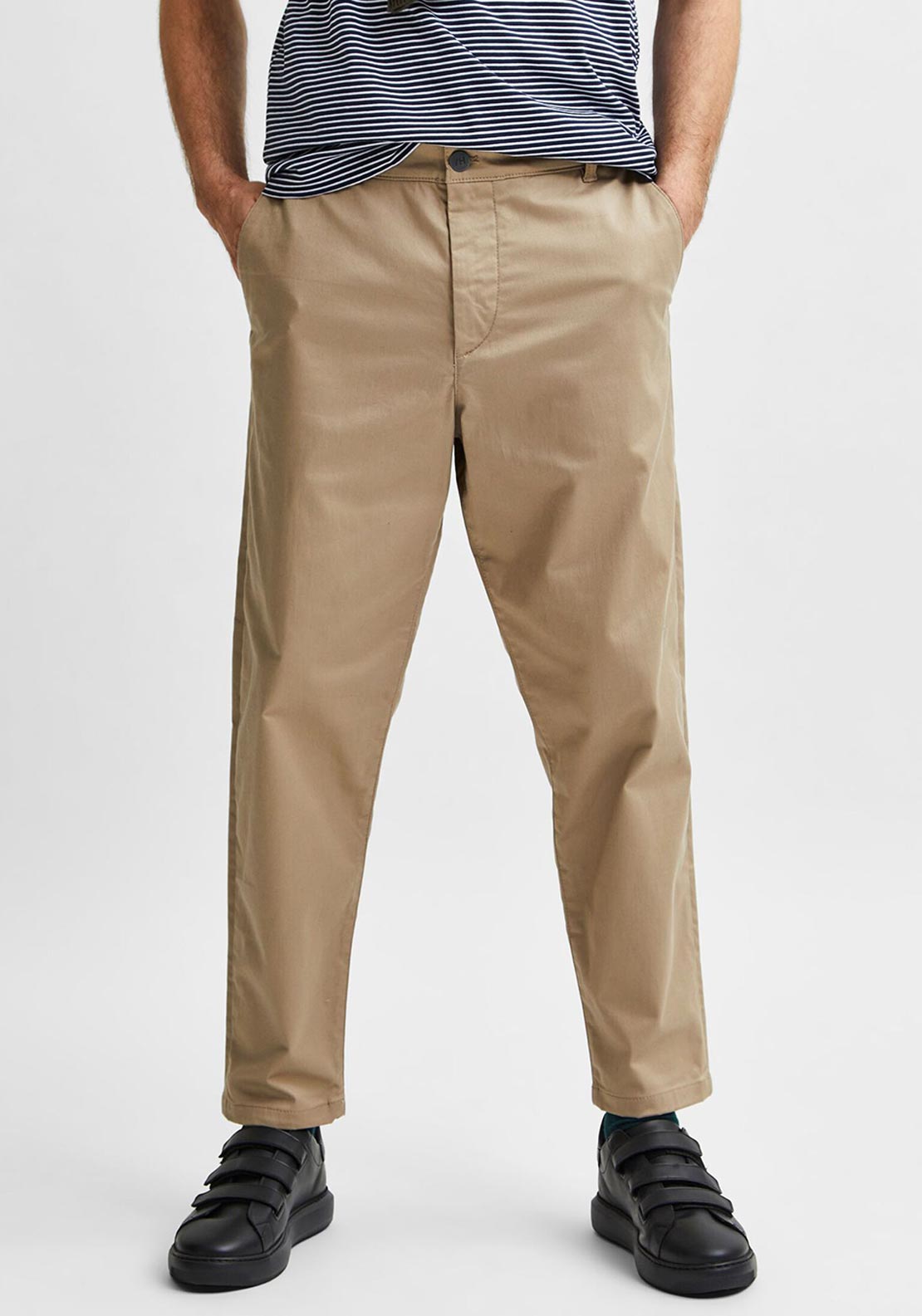Selected Homme Repton 172 Slim Tapered Trousers, Chinchilla
