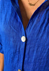 The Serafina Collection One Size Long Shirt, Royal Blue