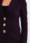 Setre Single Breasted Blazer & Trouser Suit, Plum