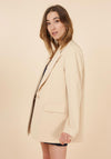 Seventy1 Oversize Single Breasted Blazer, Beige