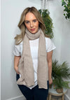 Seventy1 Long Linen Scarf, Taupe