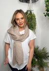 Seventy1 Long Linen Scarf, Taupe