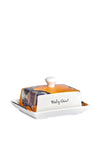 Shannonbridge Cow Butterdish, Yellow