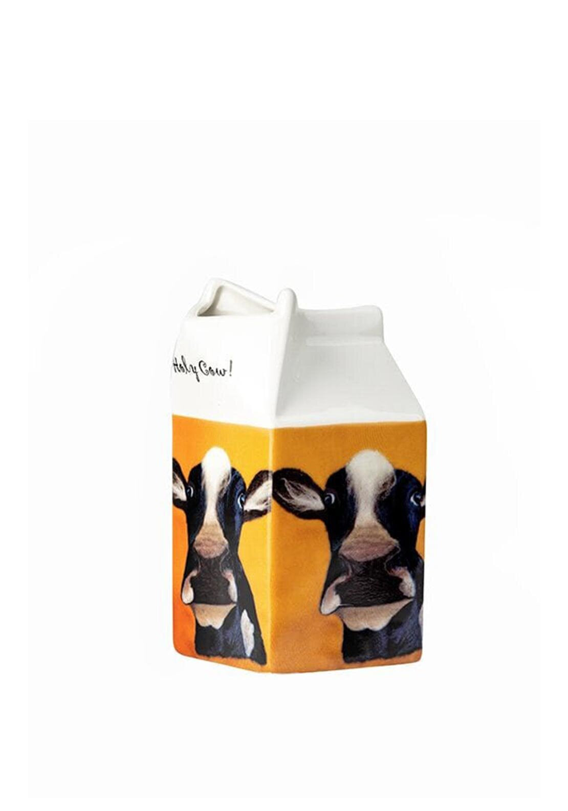 Shannonbridge Cow Carton Jug, Yellow