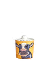 Shannonbridge Cow Covered Sugar Pot, Yellow