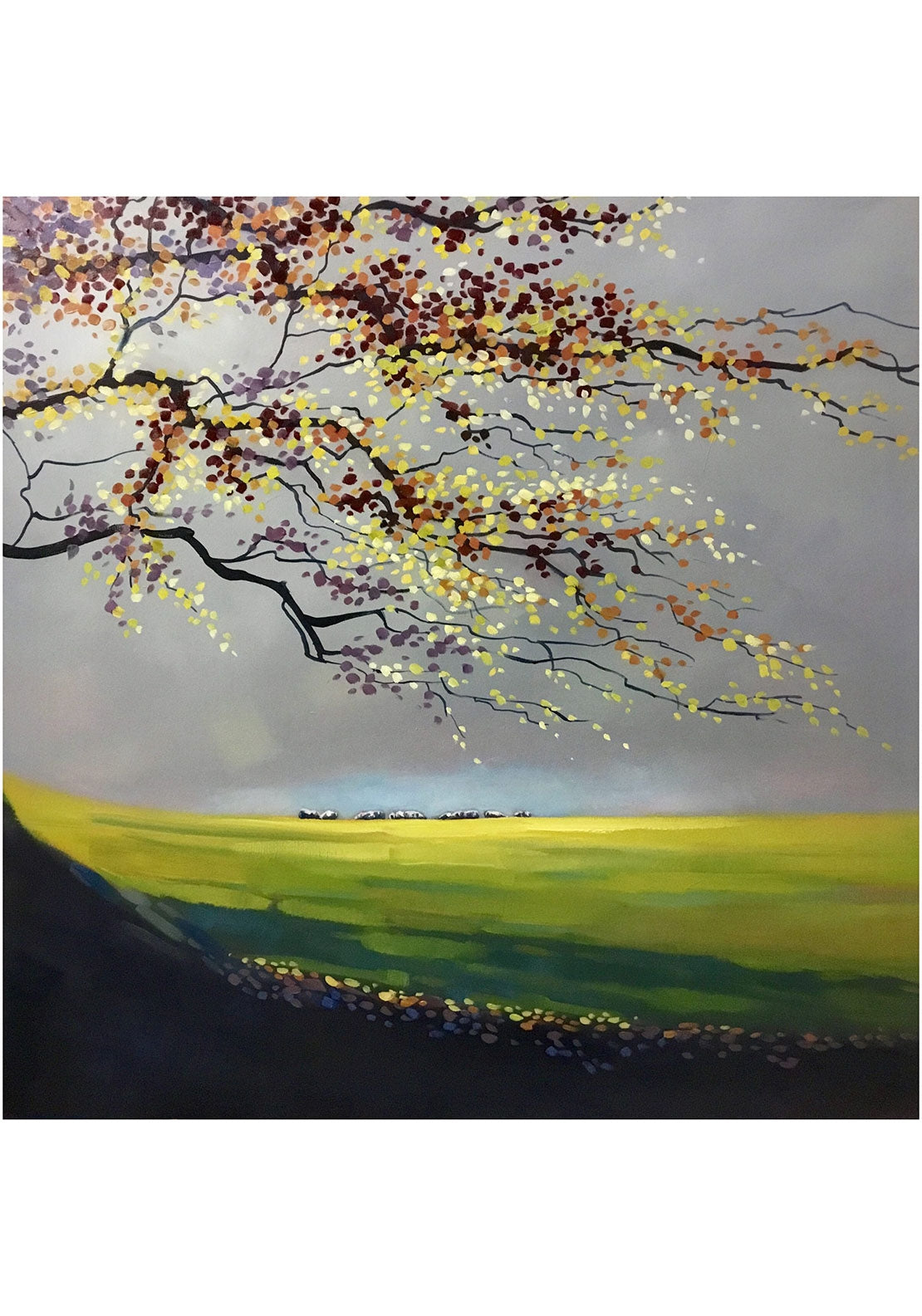 Sharon McDaid Farewell to the Leaves of Summer Framed Art