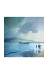 Sharon McDaid Trying to Beat the Rain Pier Print Framed Art 43/200