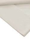 Sheridan 500TC Cotton Sateen Flat Sheet, Chalk