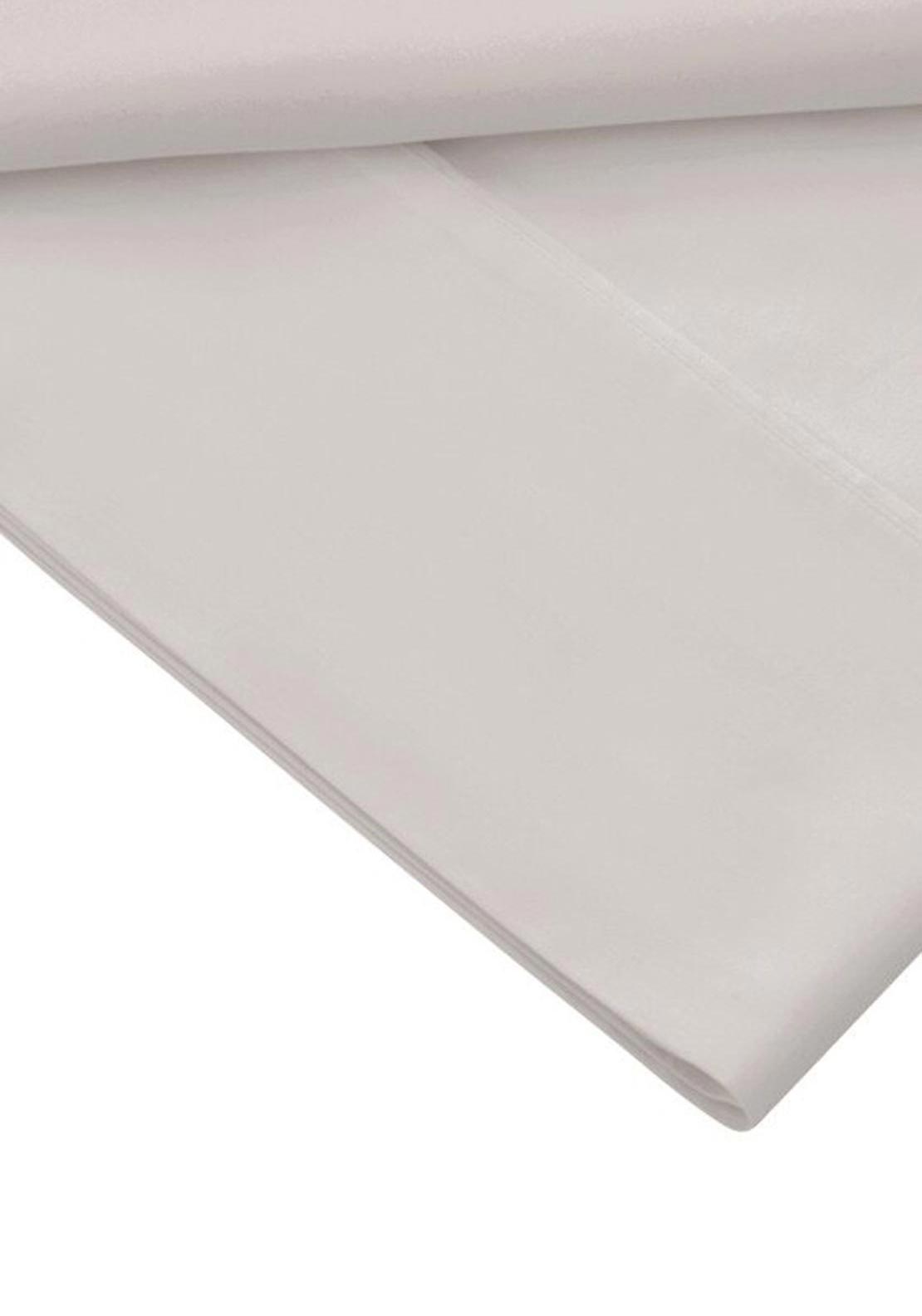 Sheridan 500TC Cotton Sateen Flat Sheet, Silver