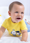 Mayoral Baby Boys Doggy T-Shirt, Yellow