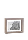 Shudehill Giftware Steel Look Open Frame, 6 x 4
