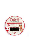 The Home Studio Santa Plaque with Mini Chalk Board