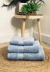 Simply Home Cotton Towels, Blue Skies
