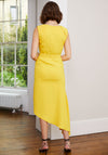 Sisters by Caroline Kilkenny Sona Asymmetric Dress, Yellow