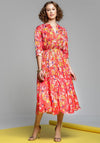 Sisters by Caroline Kilkenny Bella Printed Dress, Red Multi