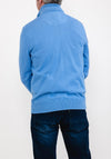 6th Sense Harry Quarter Zip Sweater, Blue