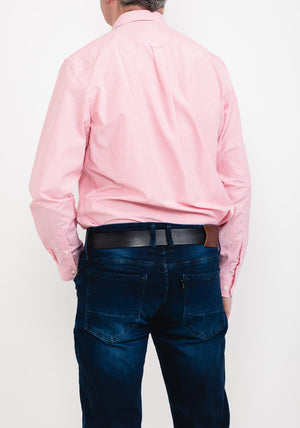 6th Sense Check Shirt, Pink & White