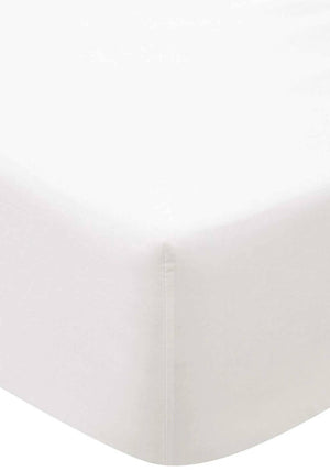 Sheridan Cotton Sateen Fitted Sheet, White