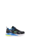 Skechers Boys S Lights Tri Namics Trainers, Black Yellow Blue