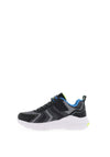 Skechers Boys S Lights Tri Namics Trainers, Black Yellow Blue