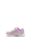 Skechers Girls S-Lights Starlet Shine Trainer, Pink Multi