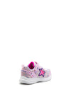 Skechers Girls S-Lights Starlet Shine Trainer, Pink Multi