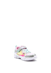 Skechers Toddler Magical Flying Beauty Trainer, Silver Multi
