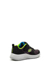 Skechers Boys Memory Foam Velcro Strap Trainers, Black