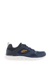 Skechers Track Syntac Memory Foam Trainers, Navy