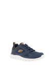 Skechers Track Syntac Memory Foam Trainers, Navy