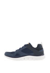 Skechers Track Syntac Memory Foam Trainers, Navy
