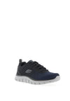 Skechers Track Ripkent Memory Foam Trainers, Navy & Black