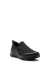 Skechers Arch Fit Banlin Slip On Trainers, Black