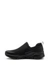 Skechers Arch Fit Banlin Slip On Trainers, Black