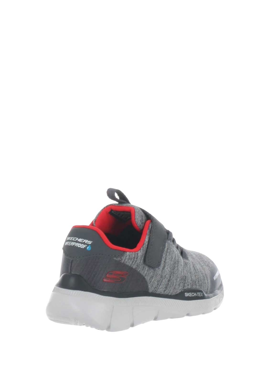 Skechers Boys Waterproof Memory Foam Trainers, Grey