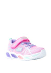 Skechers Baby Girls S-Light Velcro Trainers, Pink