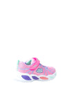 Skechers Baby Girls S-Light Velcro Trainers, Pink