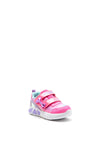 Skechers Girls S-Lights Glitter Bow Trainers, Pink