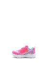 Skechers Girls S-Lights Glitter Bow Trainers, Pink