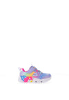 Skechers Baby Girls Unicorn Charmer Light up Trainers, Lilac