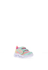 Skechers Baby Girls Lights Trainers, Mint Green