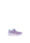 Skechers Baby Girls Mesh Velcro Strap Trainers, Lilac