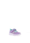 Skechers Baby Girls Mesh Velcro Strap Trainers, Lilac