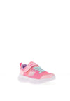 Sketchers Girls Snap Prints 2.0 Stars Away Trainer, Pink
