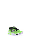 Sketchers Boys S Lights Flex Glow Elite Lights Trainer, Lime