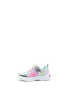 Skechers S Lights Star Collection Trainer, Silver Multi