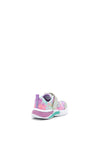 Skechers S Lights Star Collection Trainer, Silver Multi