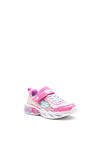 Skechers Girls Sweetheart Lights Trainers, Pink Multi