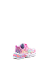 Skechers Girls Sweetheart Lights Trainers, Pink Multi
